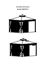 Sunjoy D-GZ399PST-J Assembly Instructions Manual предпросмотр