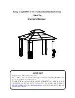 Предварительный просмотр 1 страницы Sunjoy D-GZ840PST-C Owner'S Manual