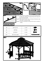 Предварительный просмотр 8 страницы Sunjoy D-GZ842PCO-L Assembly Instruction Manual