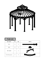 Предварительный просмотр 2 страницы Sunjoy D-GZ846PCO-I Assembly Instructions Manual