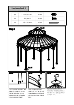 Предварительный просмотр 8 страницы Sunjoy D-GZ846PCO-I Assembly Instructions Manual