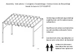 Sunjoy D-PG140PST Assembly Instructions Manual preview