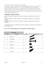 Предварительный просмотр 2 страницы Sunjoy D-UM111PST Assembly Instructions