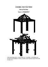 Sunjoy Davis Pavilion Assembly Instructions предпросмотр