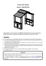 Предварительный просмотр 1 страницы Sunjoy Dunkirk L-GZ326PST-2D Assembly Manual