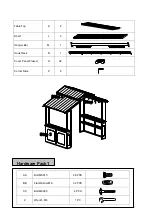 Предварительный просмотр 3 страницы Sunjoy Dunkirk L-GZ326PST-2D Assembly Manual