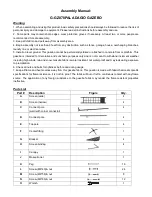 Sunjoy G-GZ078PAL Assembly Manual preview