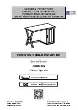 Preview for 1 page of Sunjoy G1040037 Assembly Instructions Manual