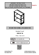 Preview for 1 page of Sunjoy G116000600 Assembly Instructions Manual