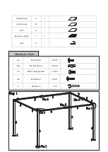 Предварительный просмотр 4 страницы Sunjoy Healdsburg Gazebo Assembly Instructions Manual