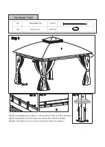 Предварительный просмотр 7 страницы Sunjoy Healdsburg Gazebo Assembly Instructions Manual