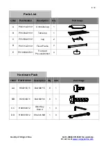 Preview for 4 page of Sunjoy INNISBROOK L-DN1780SST-E-T Assembly Instruction Manual