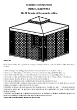 Предварительный просмотр 1 страницы Sunjoy Kroger L-GZ407PST-2 Assembly Instructions Manual