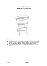 Sunjoy L-BT153PST-CB2 Assembly Instructions preview