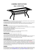 Preview for 1 page of Sunjoy L-DN1127SAL Assembly Instructions