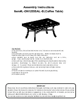 Preview for 4 page of Sunjoy L-DN1255SAL-B Assembly Instructions Manual