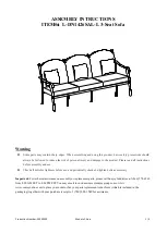 Preview for 1 page of Sunjoy L-DN1426SAL-L Assembly Intructions