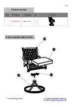 Preview for 3 page of Sunjoy L-DN1639SAL-F-C Assembly Instruction Manual