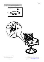 Preview for 8 page of Sunjoy L-DN1639SAL-F-C Assembly Instruction Manual