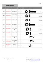 Preview for 5 page of Sunjoy L-DN1639SAL-F-T Assembly Instruction Manual