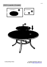 Preview for 8 page of Sunjoy L-DN1639SAL-F-T Assembly Instruction Manual