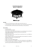 Preview for 1 page of Sunjoy L-FT039PSS-A Assembly Instructions