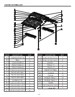 Preview for 14 page of Sunjoy L-GG030PST-B Hardtop Grill Gazebo Manual