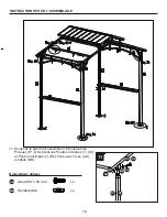 Preview for 20 page of Sunjoy L-GG030PST-B Hardtop Grill Gazebo Manual