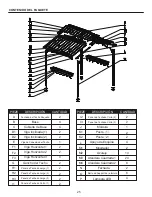 Preview for 26 page of Sunjoy L-GG030PST-B Hardtop Grill Gazebo Manual