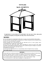 Предварительный просмотр 1 страницы Sunjoy L-GG040PST-A Manual