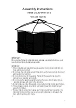 Preview for 1 page of Sunjoy L-GZ076PST-1A-4 Assembly Instructions Manual