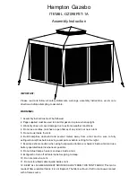 Sunjoy L-GZ098PST-1A Assembly Instruction Manual preview