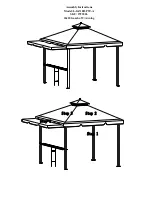 Sunjoy L-GZ1023PST-A Assembly Instructions Manual предпросмотр