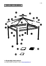 Preview for 4 page of Sunjoy L-GZ1095PST-A Assembly Instructions Manual