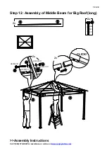 Preview for 19 page of Sunjoy L-GZ1095PST-A Assembly Instructions Manual