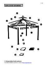 Предварительный просмотр 4 страницы Sunjoy L-GZ1095PST-B Assembly Instructions Manual