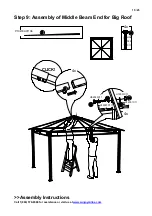 Предварительный просмотр 15 страницы Sunjoy L-GZ1095PST-B Assembly Instructions Manual