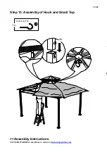 Предварительный просмотр 19 страницы Sunjoy L-GZ1095PST-B Assembly Instructions Manual