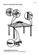 Предварительный просмотр 20 страницы Sunjoy L-GZ1095PST-B Assembly Instructions Manual