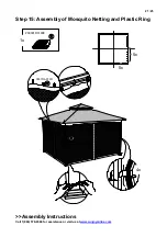 Предварительный просмотр 21 страницы Sunjoy L-GZ1095PST-B Assembly Instructions Manual