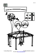 Предварительный просмотр 20 страницы Sunjoy L-GZ1140PST-C1 Assembly Instruction Manual