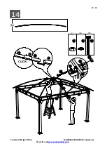 Предварительный просмотр 21 страницы Sunjoy L-GZ1140PST-C1 Assembly Instruction Manual