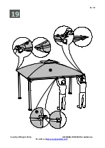 Предварительный просмотр 26 страницы Sunjoy L-GZ1140PST-C1 Assembly Instruction Manual