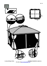 Предварительный просмотр 28 страницы Sunjoy L-GZ1140PST-C1 Assembly Instruction Manual