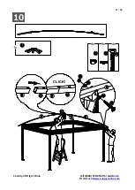 Preview for 17 page of Sunjoy L-GZ1188PST-A Assembly Instruction Manual