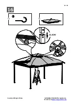 Preview for 23 page of Sunjoy L-GZ1188PST-A Assembly Instruction Manual