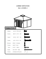 Предварительный просмотр 1 страницы Sunjoy L-GZ224PAL-1 Assembly Instructions Manual