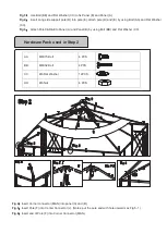 Preview for 4 page of Sunjoy L-GZ288PST-4D Assembly Instruction Manual