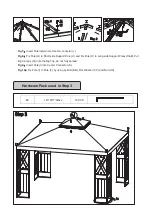 Preview for 5 page of Sunjoy L-GZ288PST-4D Assembly Instruction Manual