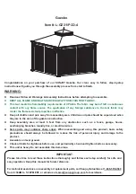 Preview for 1 page of Sunjoy L-GZ311PCO-4 Step-By-Step Instructions